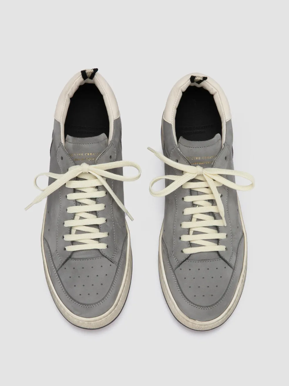Best Sale Officine Creative MAGIC 002 - Grey Nubuck Low Top Sneakers MULTICOLOR