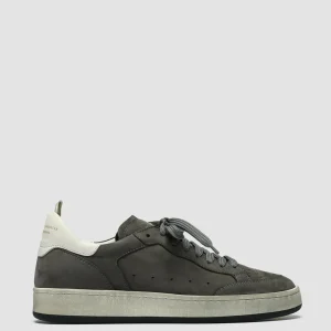 Best Sale Officine Creative MAGIC 102 - Suede And Leather Low Top Sneakers GREY
