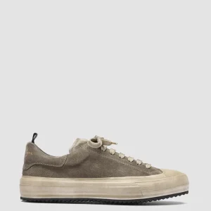 Sale Officine Creative MES 105 - Green Suede Sneakers BOSCO