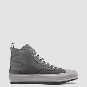 Shop Officine Creative MES 011 - Suede High Top Sneakers GREY