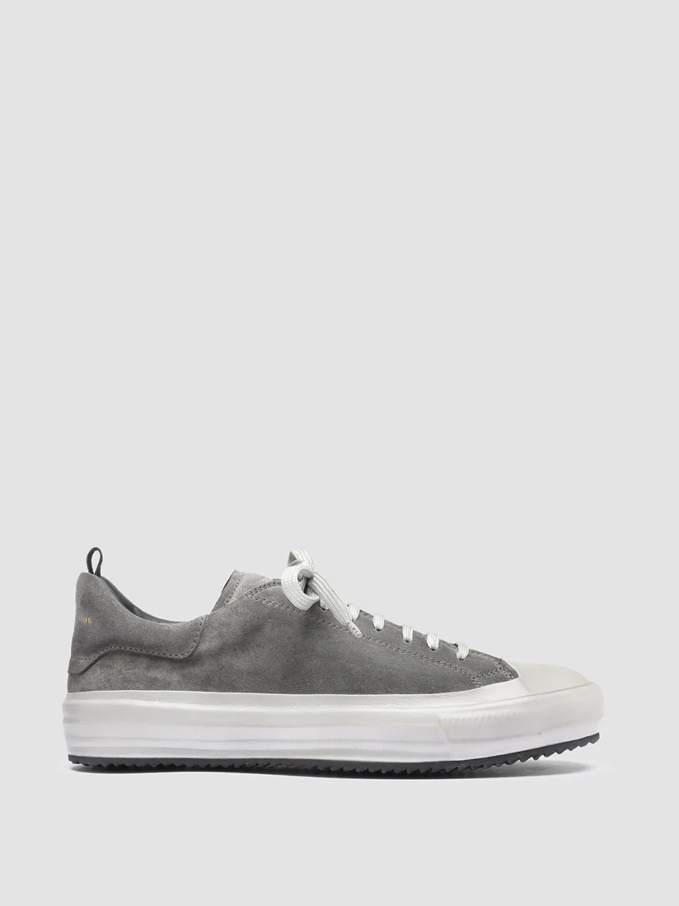 Shop Officine Creative MES 009 - Grey Suede Sneakers SHADOW