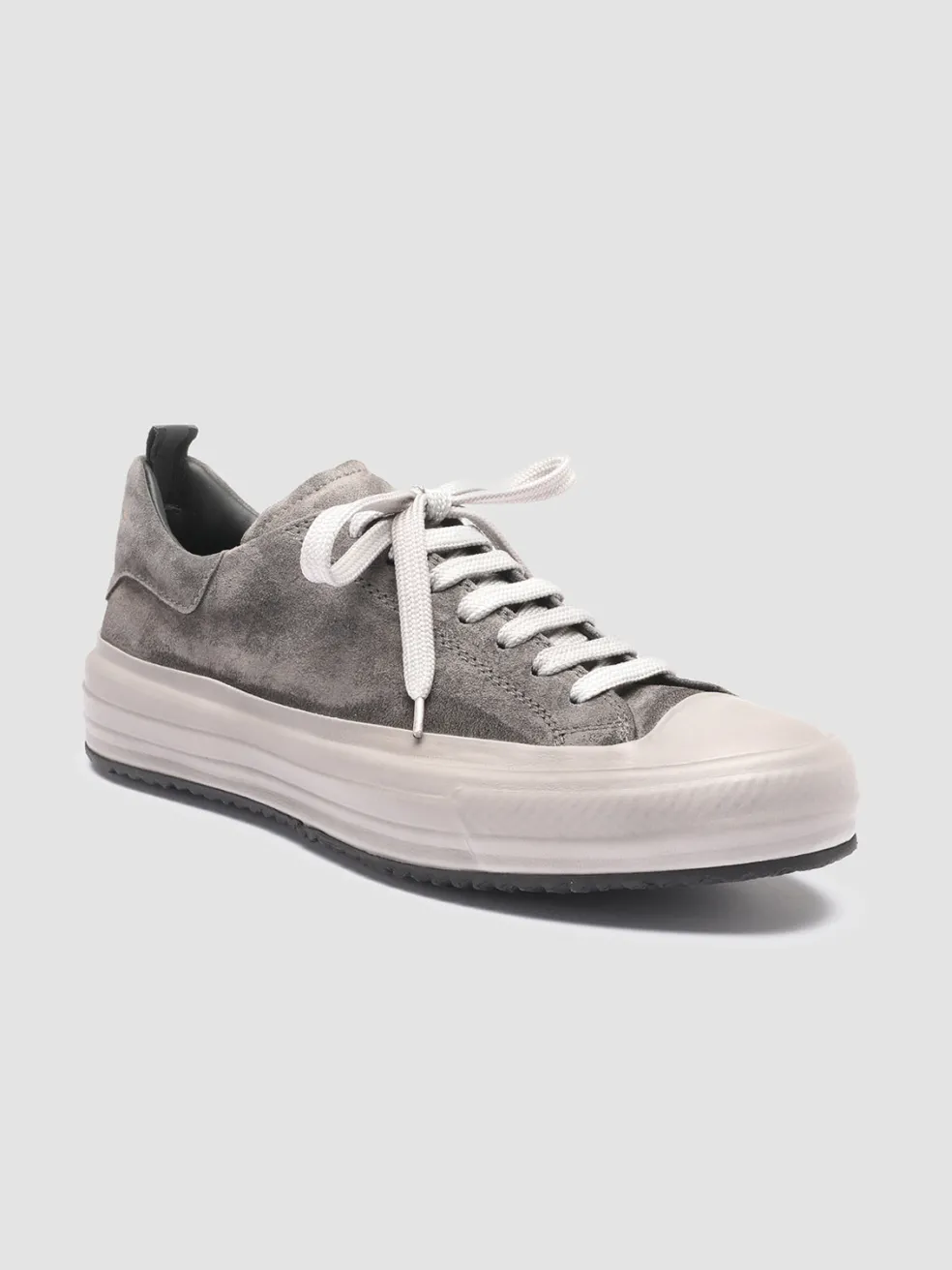 Cheap Officine Creative MES 105 - Grey Suede Sneakers SHADOW
