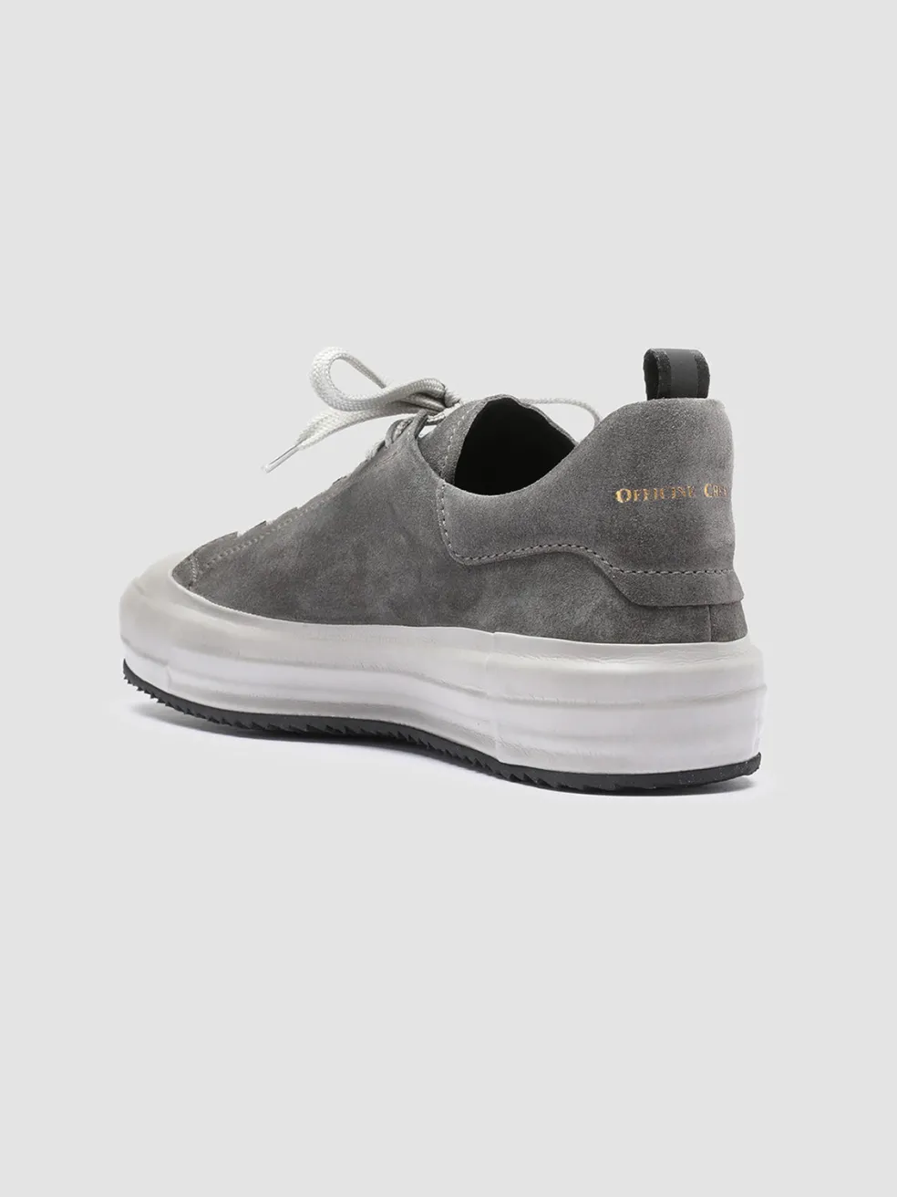 Shop Officine Creative MES 009 - Grey Suede Sneakers SHADOW