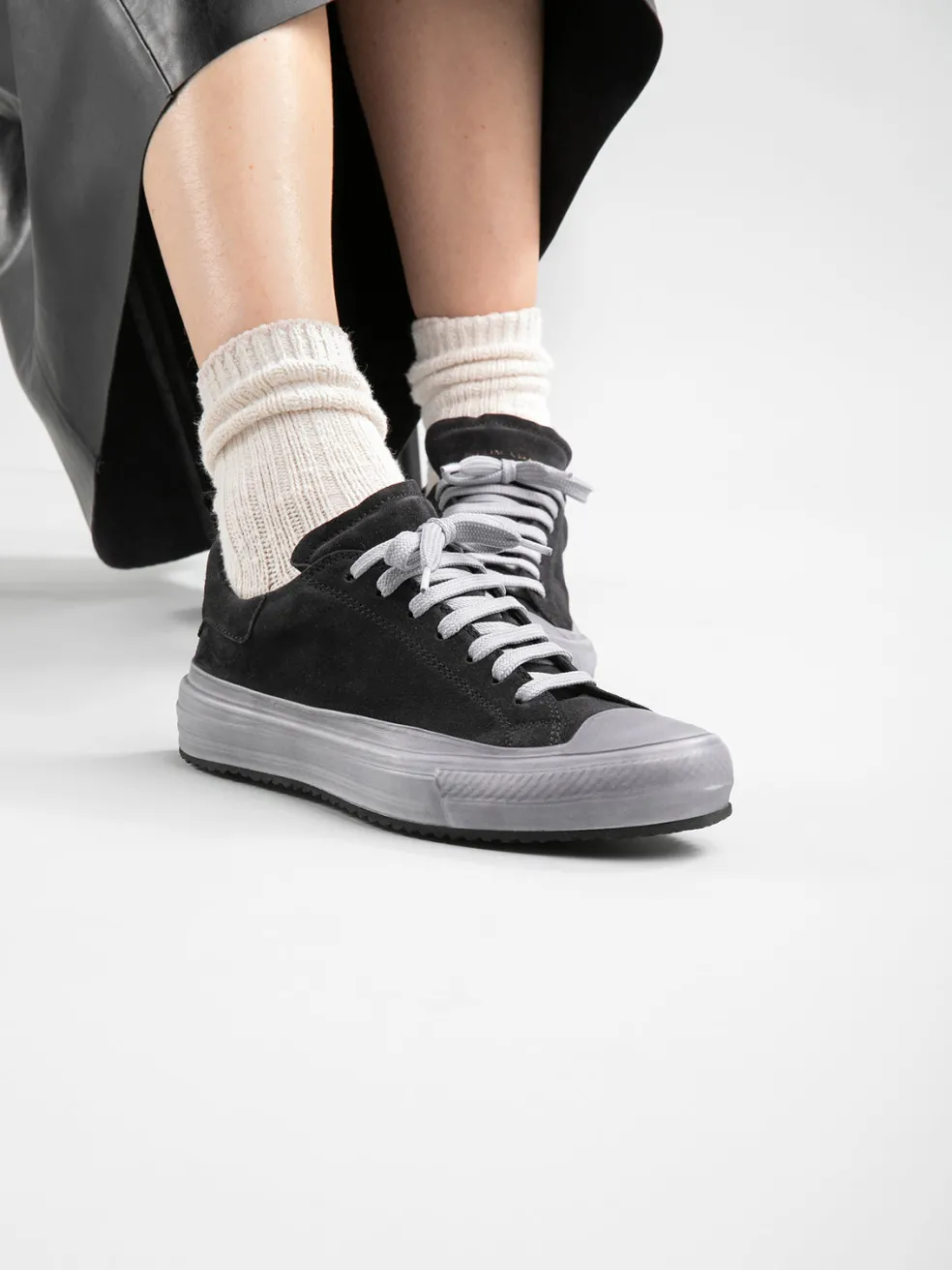 New Officine Creative MES 105 - Grey Suede Sneakers LIGHT GREY