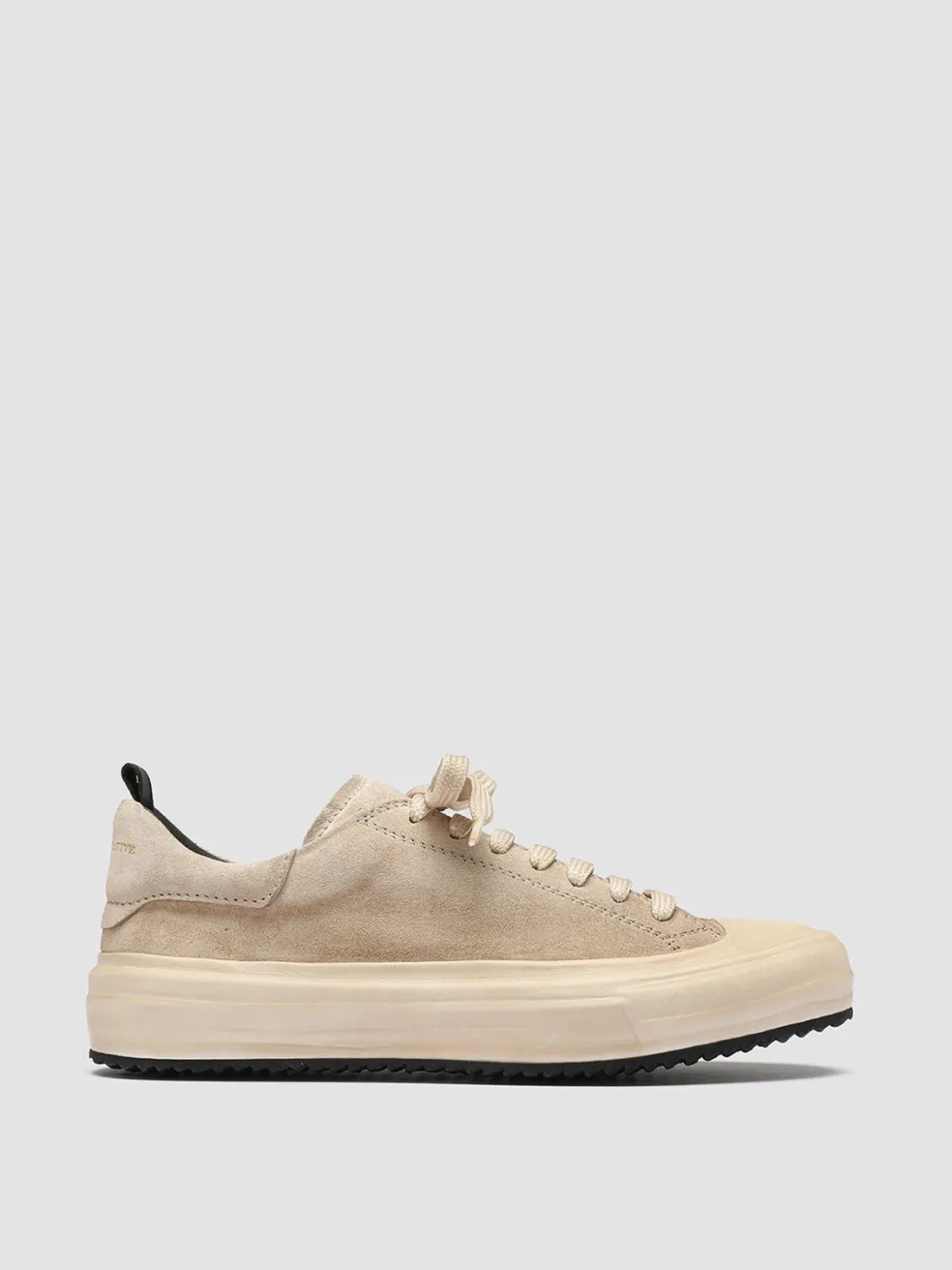 Sale Officine Creative MES 105 - Ivory Suede Sneakers NUDE SPRING