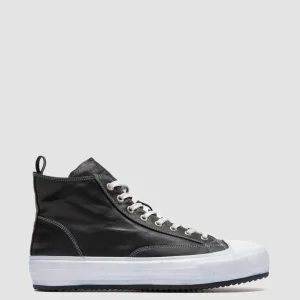 Hot Officine Creative MES DD 002 - Blue Leather High Top Sneakers OLTREMARE