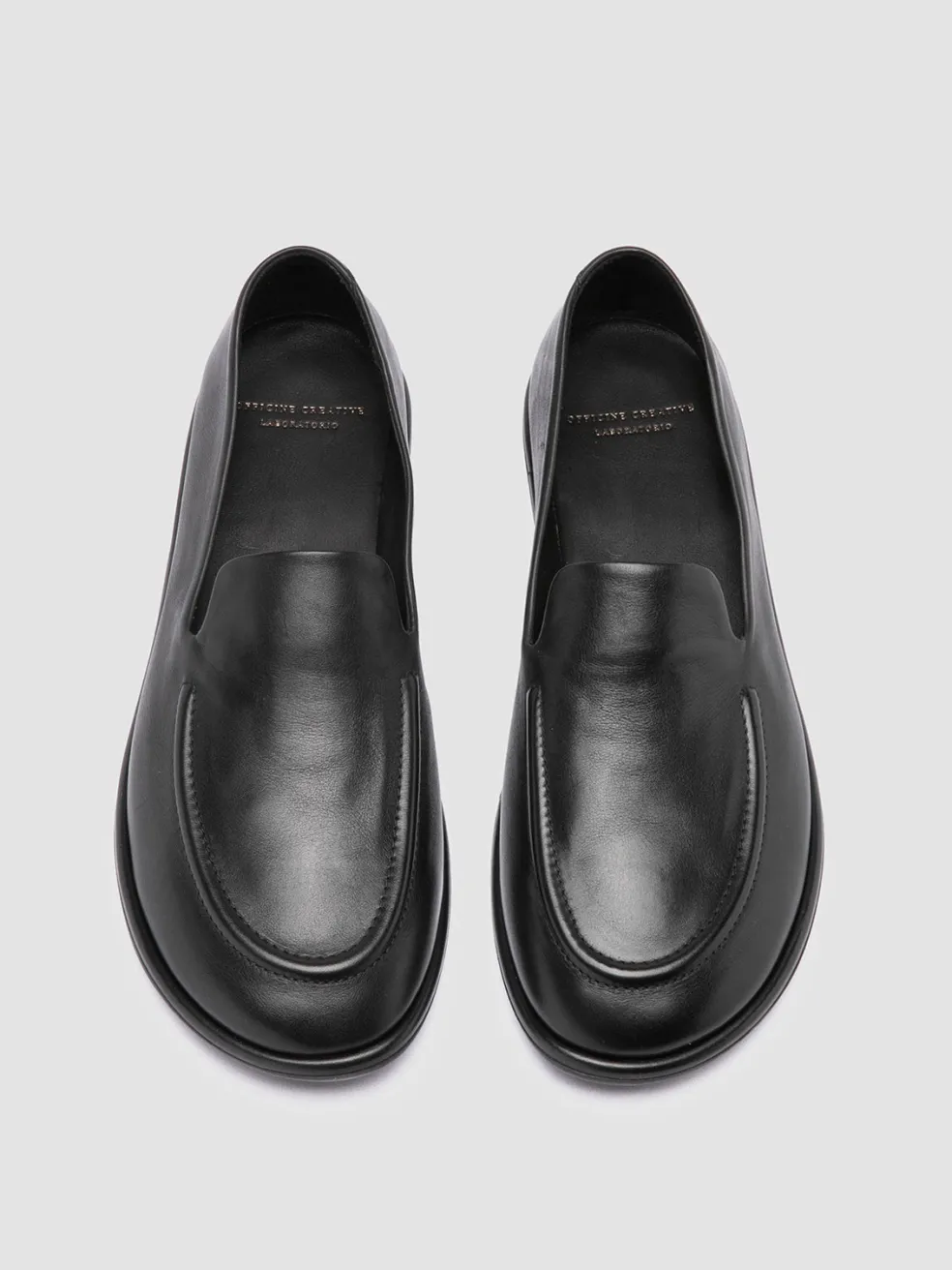 Store Officine Creative MIENNE 101 - Leather Loafers BLACK