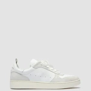 Flash Sale Officine Creative MOWER 008 - Leather And Suede Sneakers WHITE