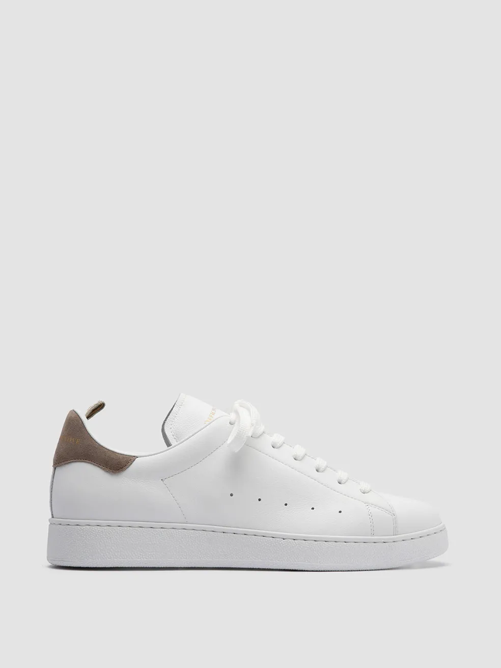 Hot Officine Creative MOWER 002 - White Leather Sneakers WHITE/SLATE