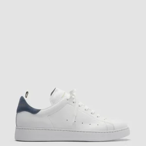 Discount Officine Creative MOWER 002 - White Leather Sneakers WHITE/SAVOY
