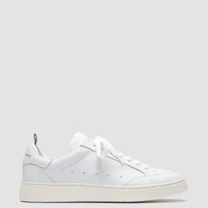 Hot Officine Creative MOWER 007 - Leather Sneakers WHITE