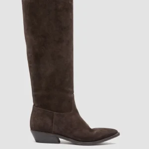 Best Sale Officine Creative NOELIE DD 104 - Brown Suede Pull On Boots PEPE