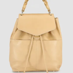 Online Officine Creative NOLITA WOVEN 213 - Leather Backpack BEIGE