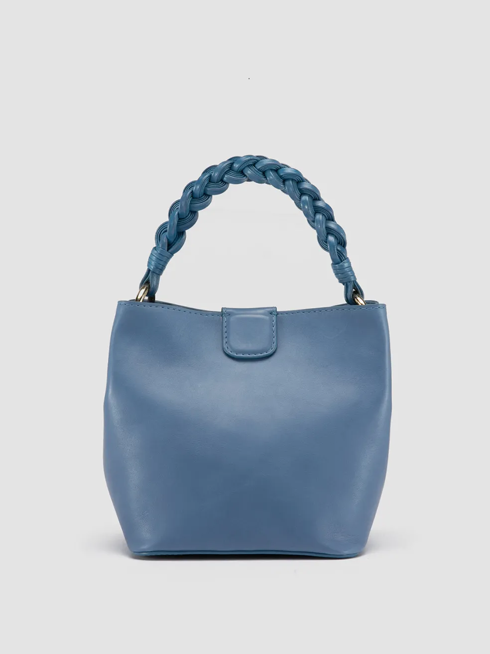 Best Officine Creative NOLITA WOVEN 227 - Leather Crossbody Bag BLUE