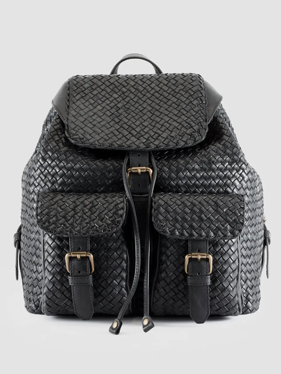 Best Officine Creative OC CLASS 37 - Leather Backpack BLACK