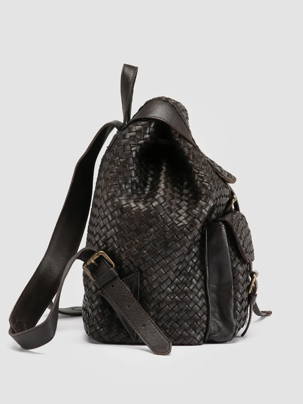 Hot Officine Creative OC CLASS 37 - Leather Backpack BROWN