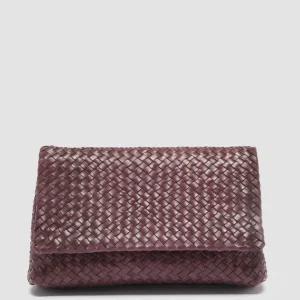 Shop Officine Creative OC CLASS 46 - Burgundy Leather Crossbody Bag WINE