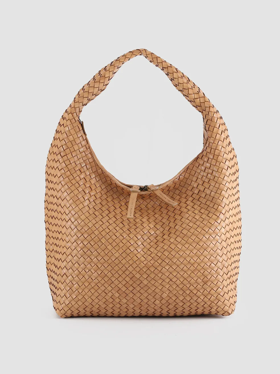 Store Officine Creative OC CLASS 42 - Leather Shoulder Bag TAUPE