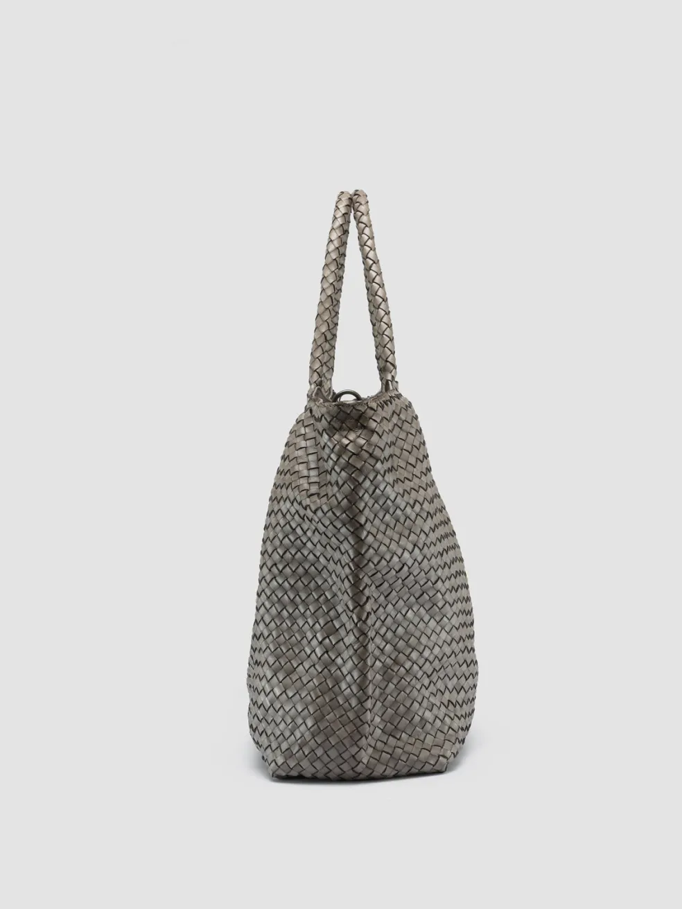 Best Sale Officine Creative OC CLASS 3 - Woven Leather Shoulder Bag TAUPE