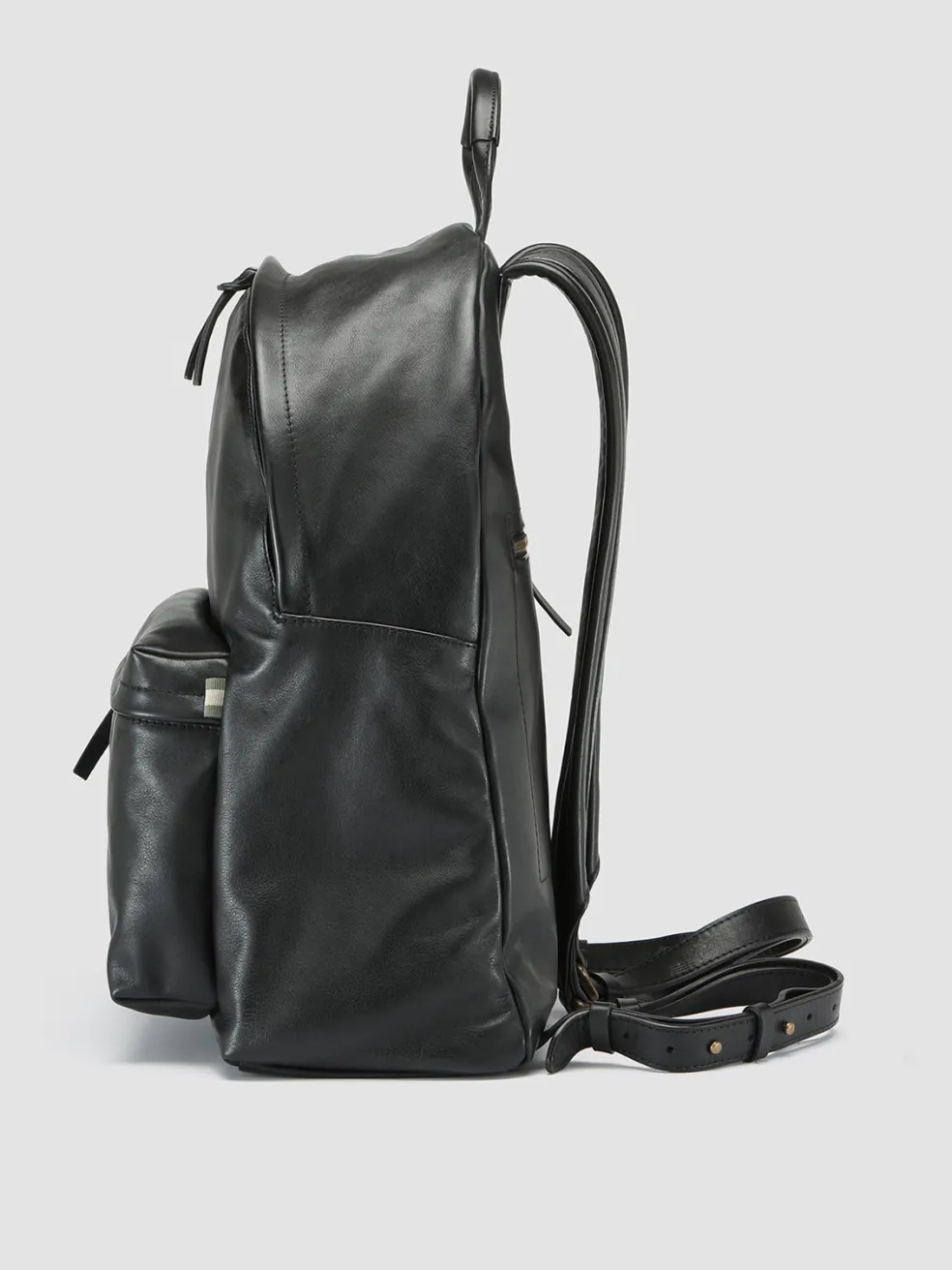 Fashion Officine Creative OC PACK - Leather Backpack BLACK