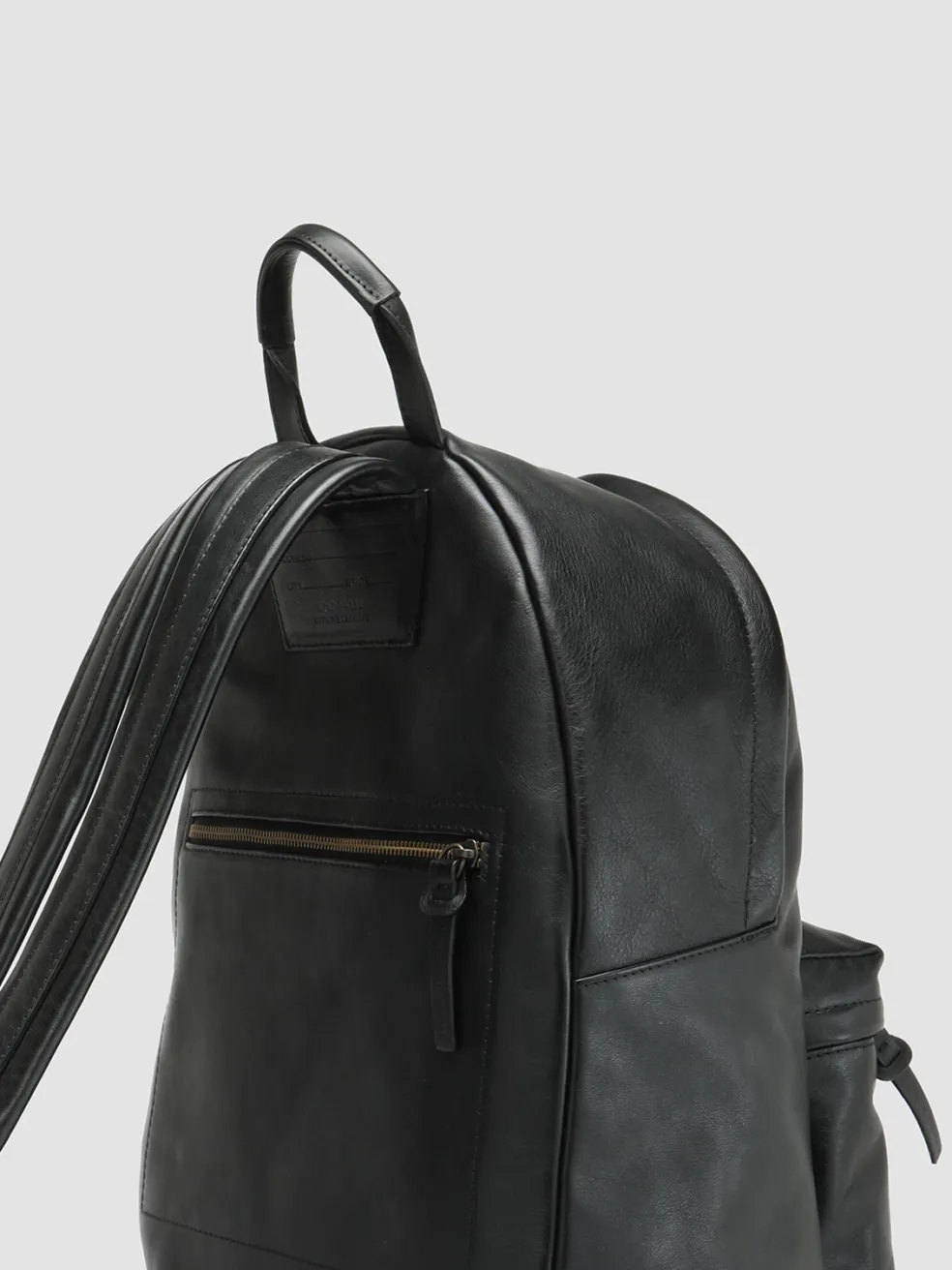Fashion Officine Creative OC PACK - Leather Backpack BLACK