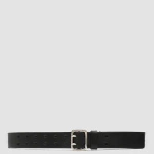 Sale Officine Creative OC STRIP 049 - Leather Belt BLACK