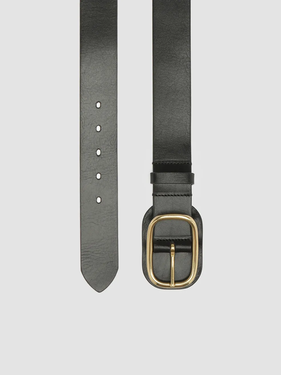 Best Sale Officine Creative OC STRIP 058 - Leather Belt BLACK