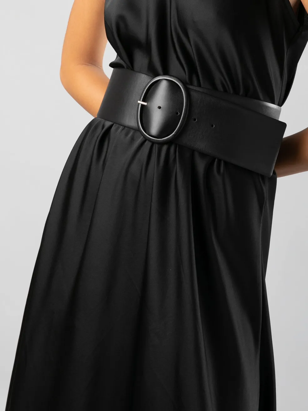 Cheap Officine Creative OC STRIP 061 - Leather Belt BLACK