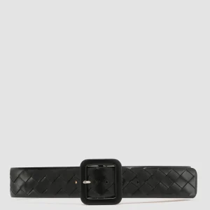 Flash Sale Officine Creative OC STRIP 059 - Woven Leather Belt BLACK