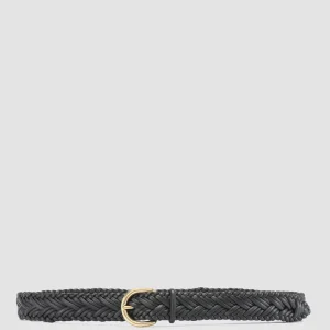 Best Officine Creative OC STRIP 36 - Woven Leather Belt BLACK