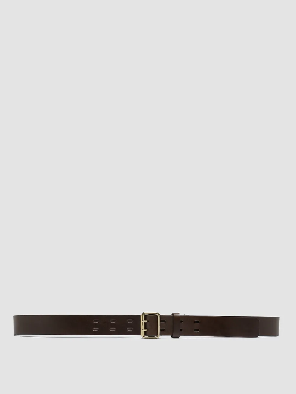 Online Officine Creative OC STRIP 051 - Brown Leather Belt COFFEE