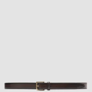Cheap Officine Creative OC STRIP 05 - Brown Leather Belt DARK