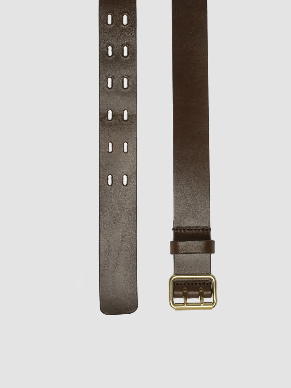 Online Officine Creative OC STRIP 051 - Brown Leather Belt COFFEE