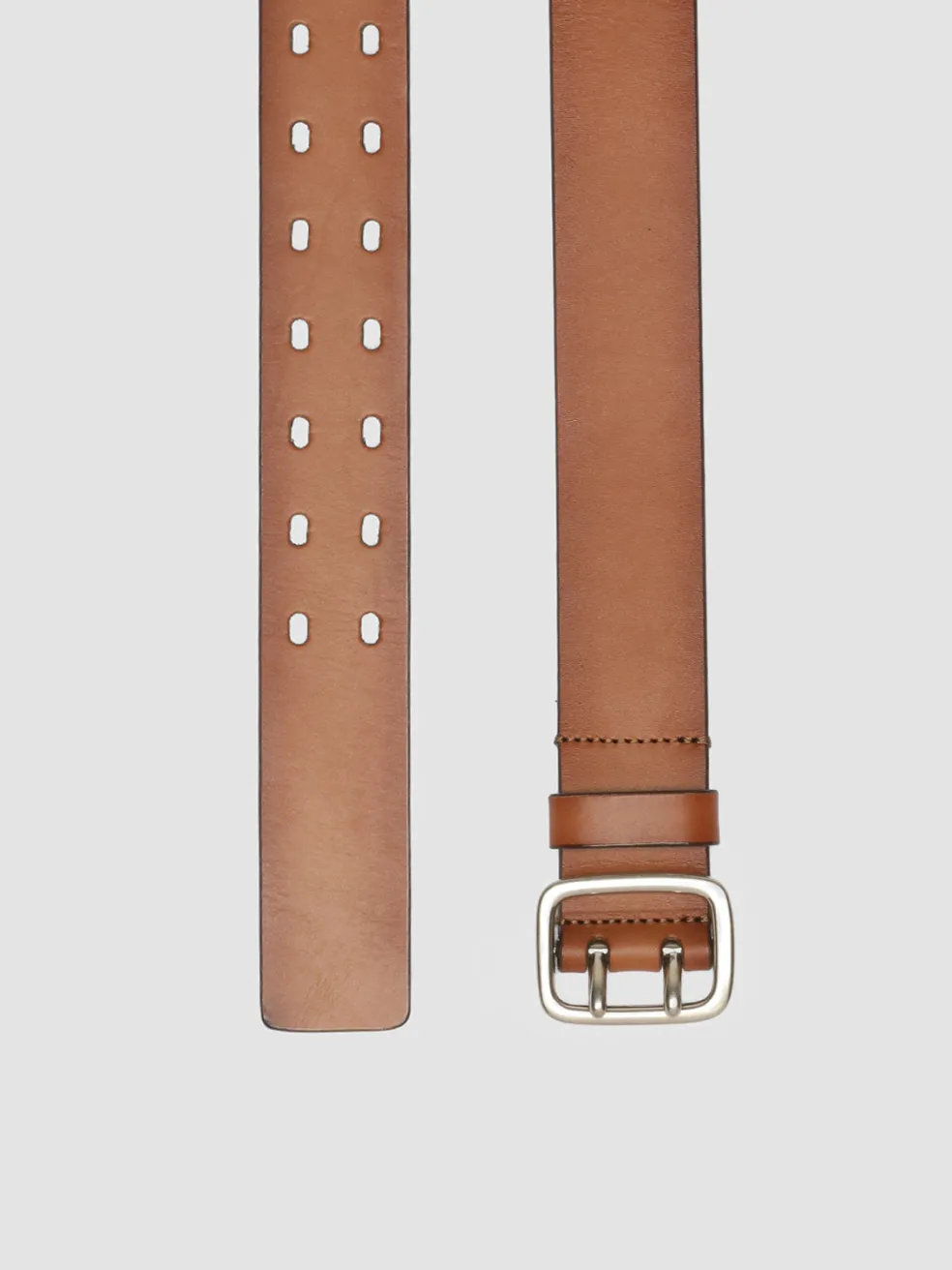 Discount Officine Creative OC STRIP 049 - Brown Leather Belt TAN