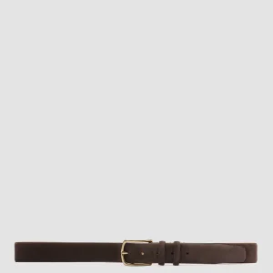 Best Sale Officine Creative OC STRIP 33 - Brown Suede Belt TESTA DI MORO