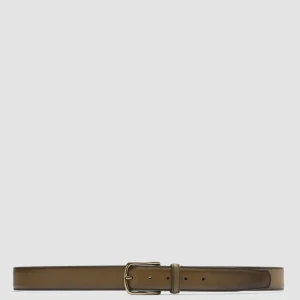 Outlet Officine Creative OC STRIP 04 - Green Leather Belt FIR GREEN
