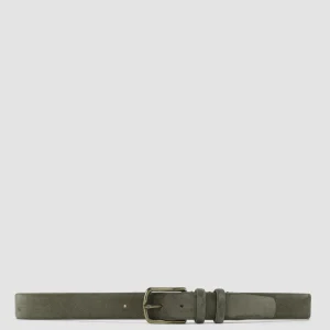 Clearance Officine Creative OC STRIP 33 - Green Suede Belt BOSCO