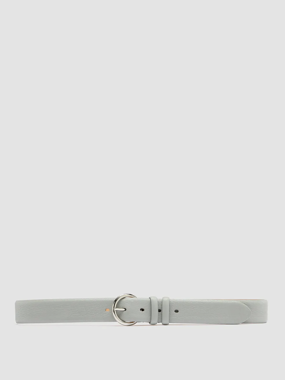 Flash Sale Officine Creative OC STRIP 065 - Grey Leather Belt SMOKE GREY