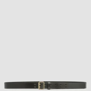Cheap Officine Creative OC STRIP 051 - Grey Leather Belt PIOMBO