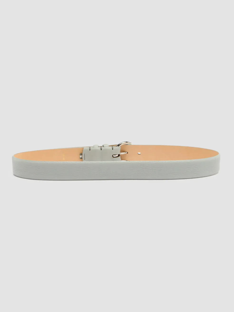 Flash Sale Officine Creative OC STRIP 065 - Grey Leather Belt SMOKE GREY