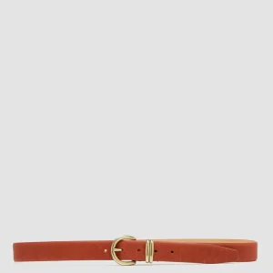 Cheap Officine Creative OC STRIP 46 - Red Leather Belt ROSE