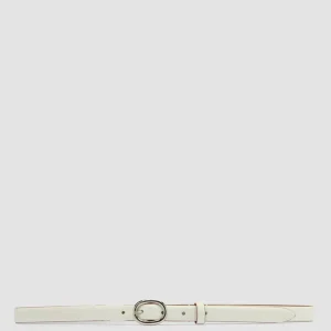 Cheap Officine Creative OC STRIP 56 - Leather Belt WHITE