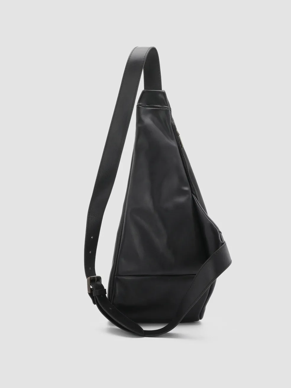 Online Officine Creative OC WAIST PACK - Leather Backpack BLACK