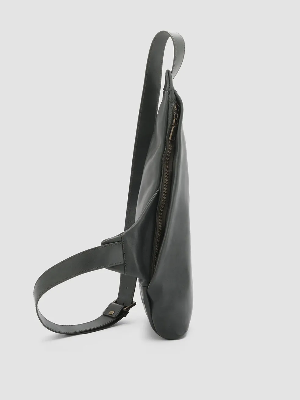 Outlet Officine Creative OC WAIST PACK - Leather Backpack GREY