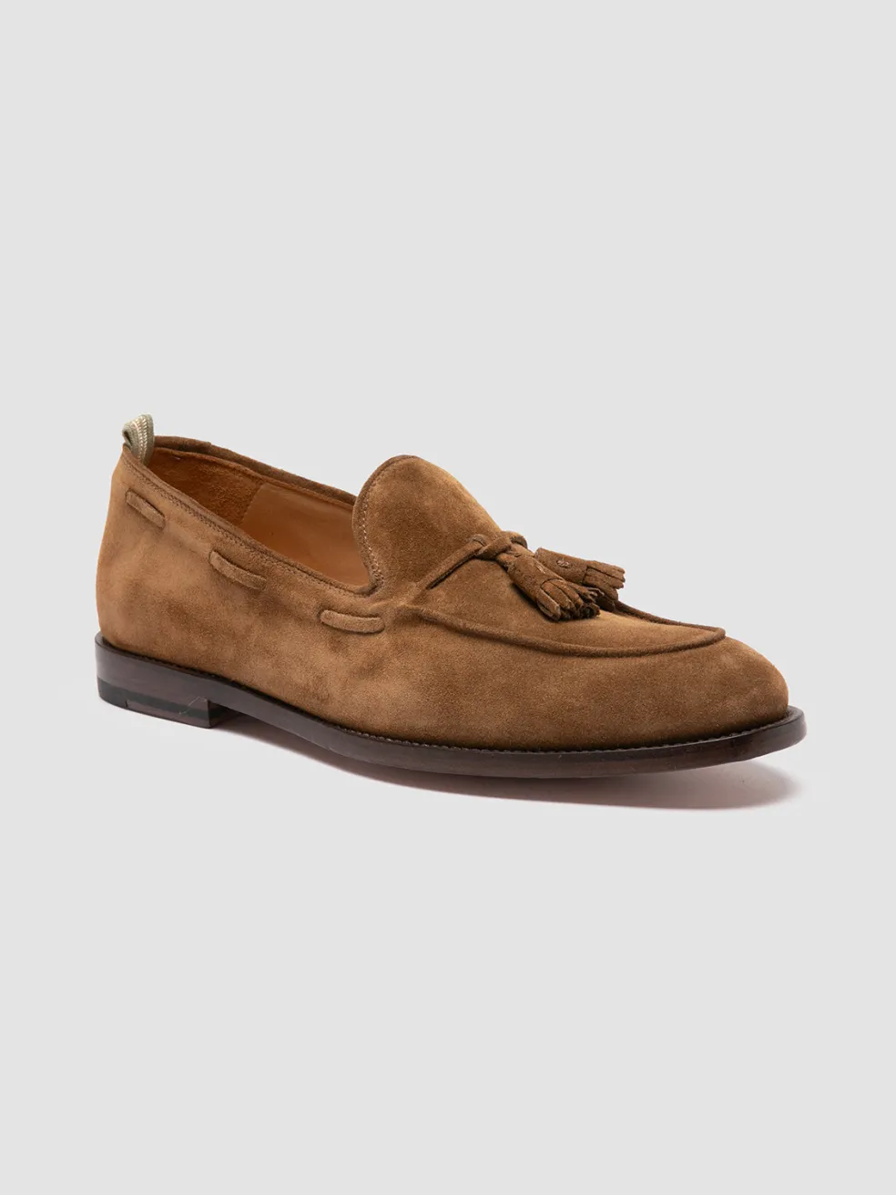 Sale Officine Creative OPERA 002 - Brown Suede Tassel Loafers BIRRA