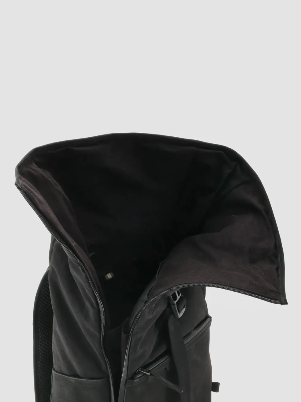 Cheap Officine Creative PILOT 001 - Nubuck & Nylon Backpack BLACK