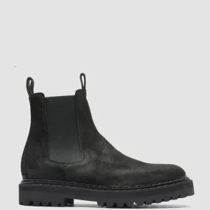 Best Officine Creative PISTOLS 003 - Suede Chelsea Boots BLACK