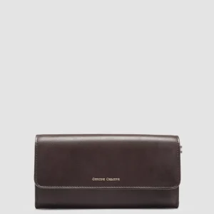 Cheap Officine Creative POCHE 09 - Brown Nappa Leather Wallet TRUFFLE