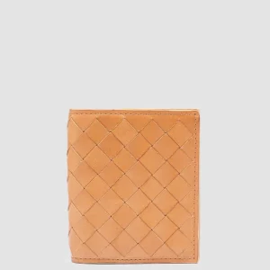 Fashion Officine Creative POCHE 111 - Brown Woven Leather Bifold Wallet BOSCO