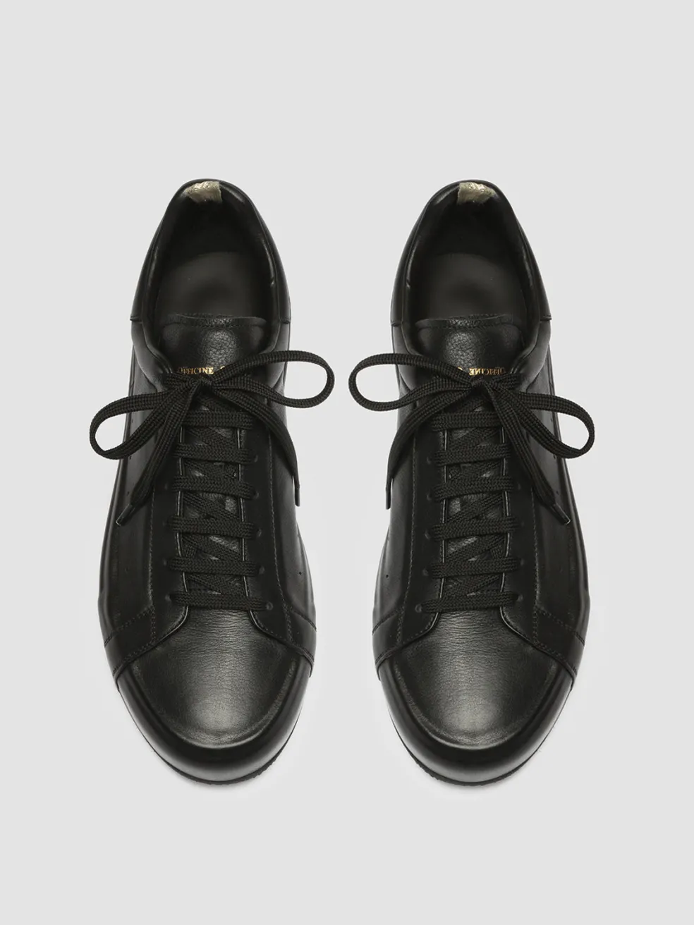 New Officine Creative PRIMARY 001 - Leather Sneakers BLACK